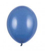 Standard-Luftballons - pastell navyblue - 27 cm - 10 Stück