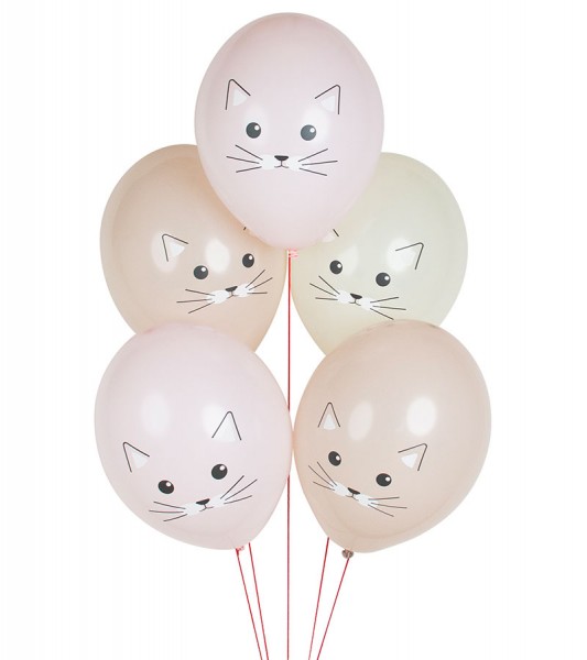 Luftballon-Set "Purrfect Cats" - 5-teilig