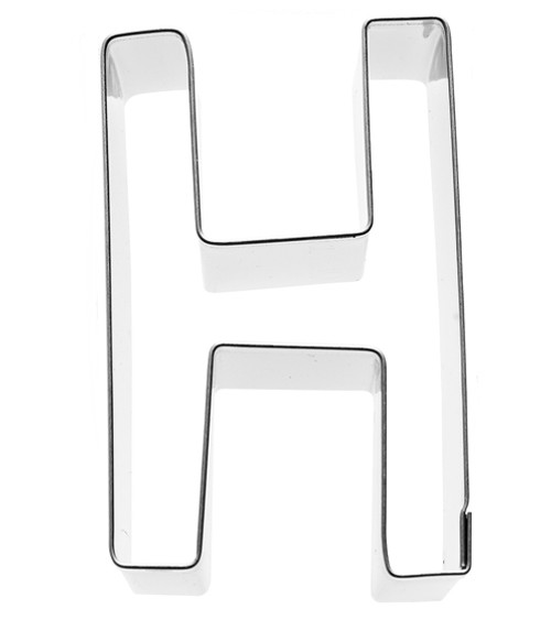 Ausstechform Buchstabe H - 6 cm