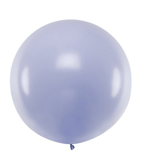 Großer Rundballon - pastell lavendel - 60 cm