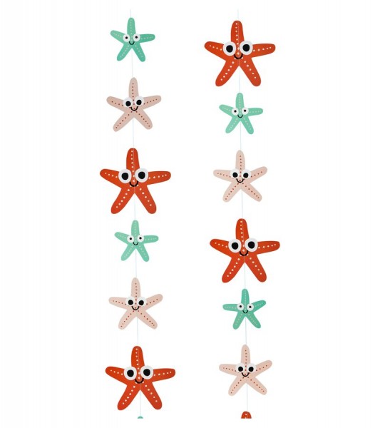 Hängedekoration "Seesterne" - 4 m