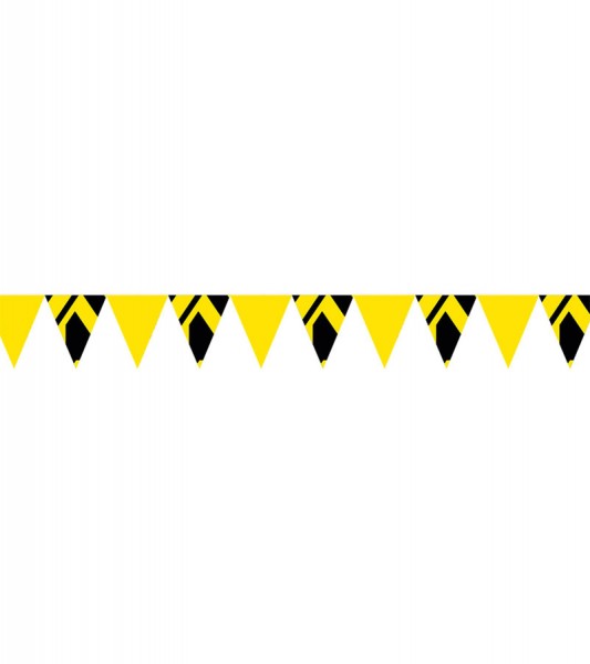 Wimpelgirlande aus Papier "BVB Dortmund" - 4 m