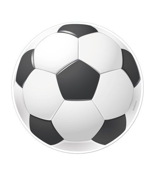 Essbarer Tortenaufleger "Fußball" - 15,5 cm