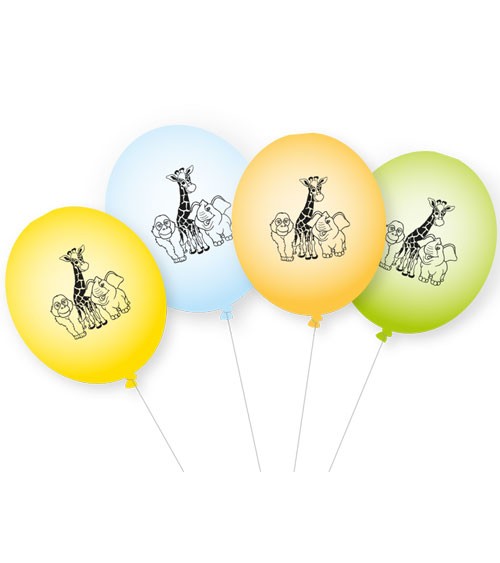Luftballon-Set "Zoo" - 8-teilig