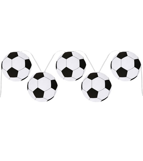 Wimpelgirlande aus Papier "Fußball" - 6 m