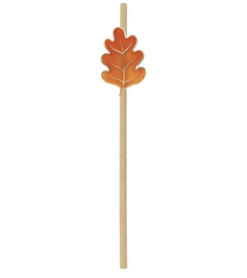 Papiertrinkhalme "Herbstwald" - 10 Stück