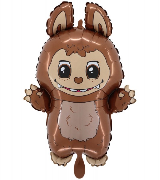 XXL-Folienballon "Bad Bunny" - braun - 67 cm
