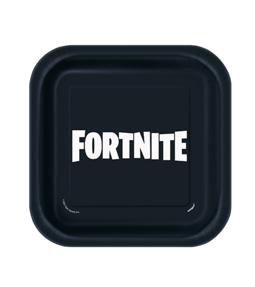 Kleine Pappteller "Fortnite" - 8 Stück