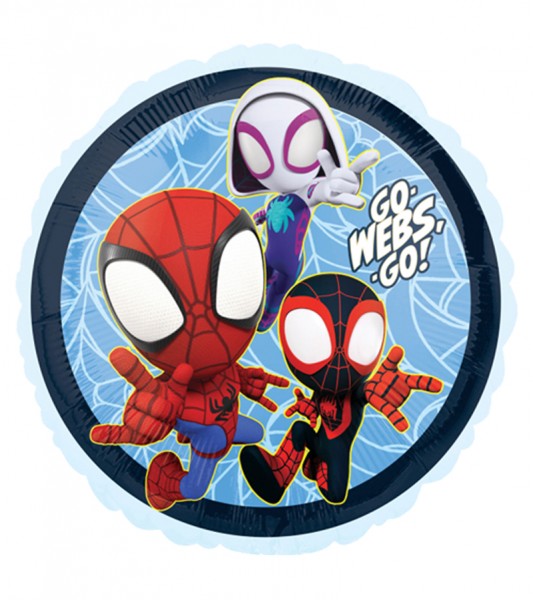 Runder Folienballon "Spidey & His Amazing Friends"