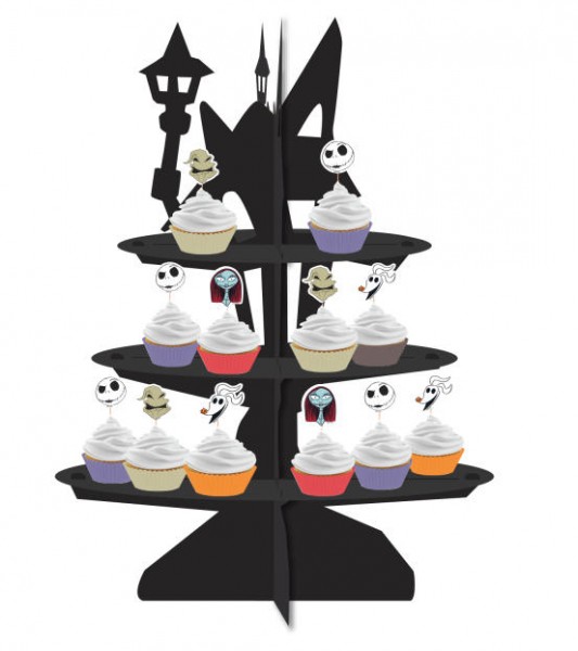DIY-Etagere aus Pappe "Nightmare before Christmas"