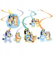 Spiralgirlanden "Bluey" - 6-teilig