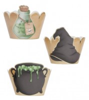 Cupcake-Wrapper "Zauberlehrling" - 6 Stück