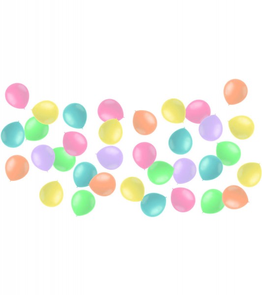 Mini-Luftballons - Farbmix Pastell - 13 cm - 50 Stück