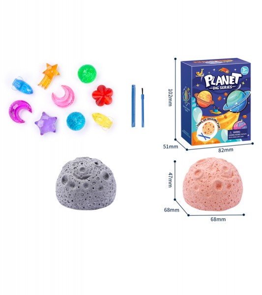 Ausgrabungs-Set "Planet" - sortiert