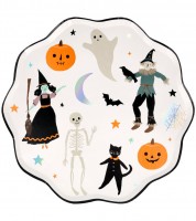 Pappteller "Halloween" - 8 Stück
