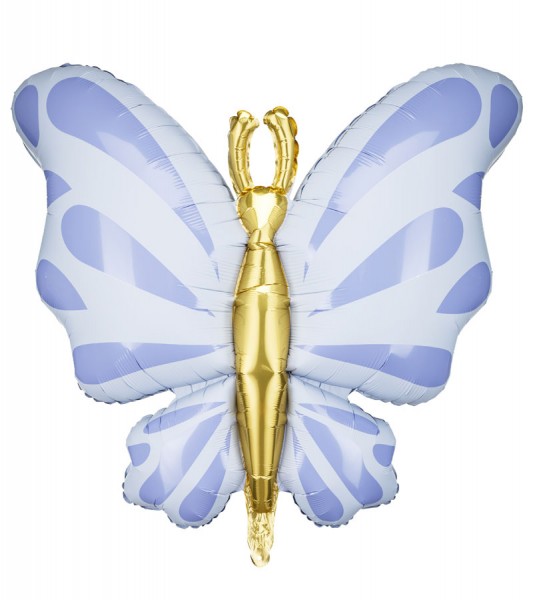Supershape-Folienballon "Schmetterling" - lavendel - 69 x 69 cm