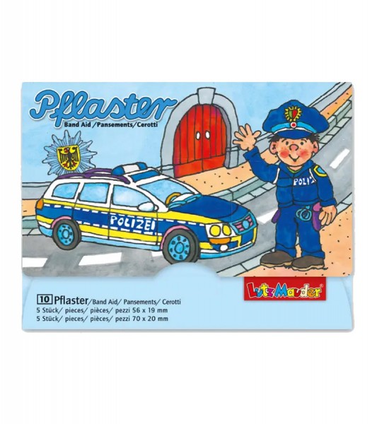 Pflaster "Polizei" - 10-teilig