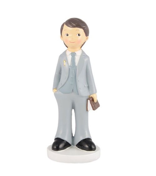 Deko-Figur "Kommunion - Junge mit Anzug" - 6 x 15 cm