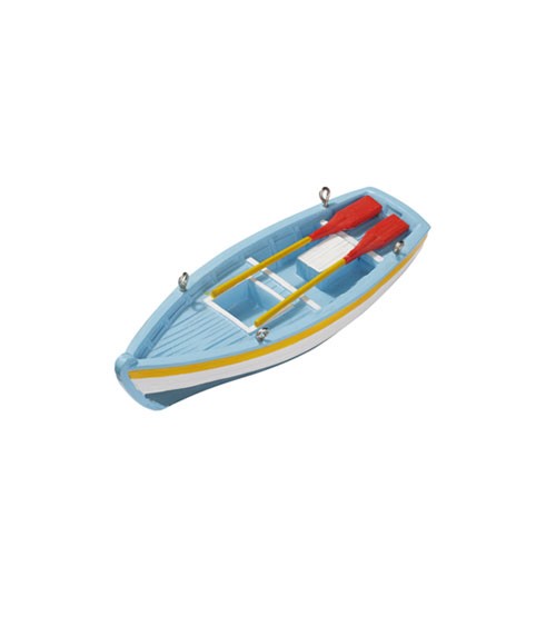 Kleines Deko-Ruderboot - 10 x 3,5 x 1,8 cm