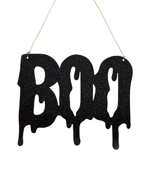 Türschild aus Acryl "Boo" - 25 x 20,5 cm