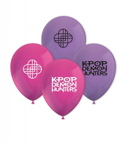 Luftballon-Set "KPop Demon Hunters" - 8-teilig