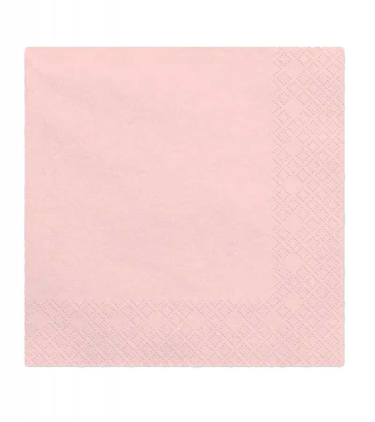 Servietten - rosa - 20 Stück