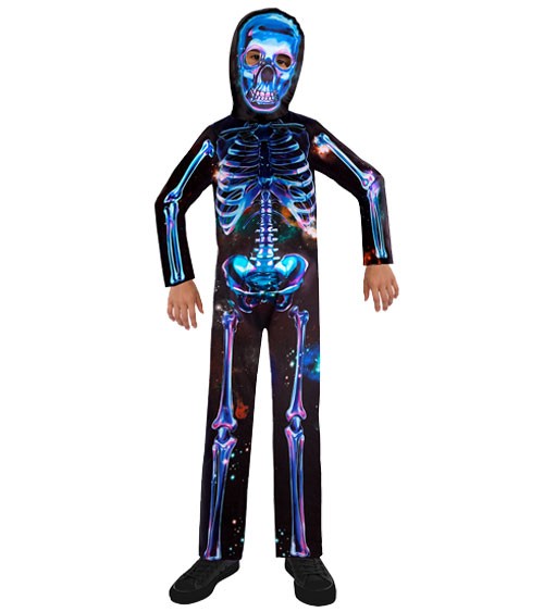 Kinderkostüm "Neon Skeleton Boy" - 100% recycelt