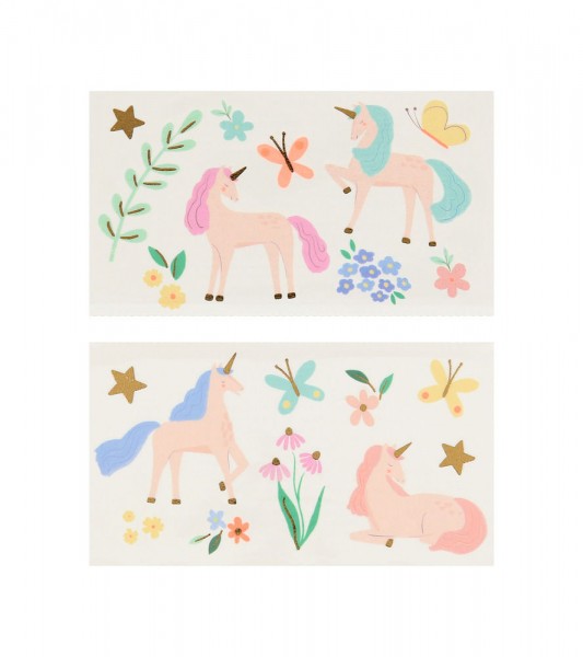 Tattoos "Meadow Unicorn" - 2 Bögen