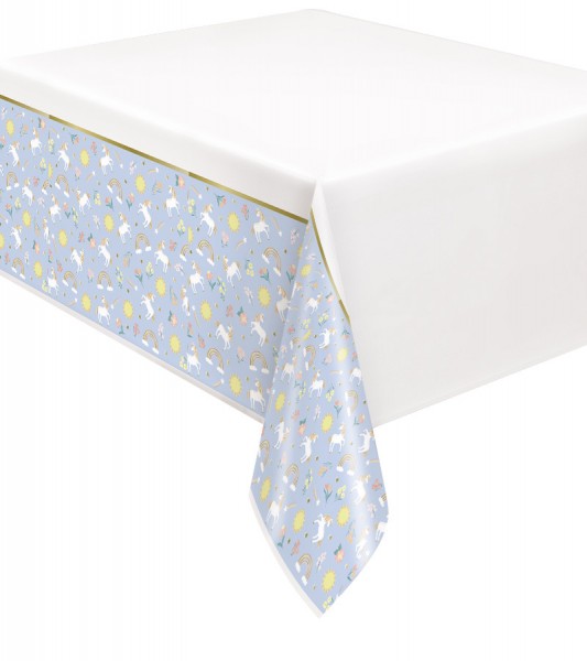Kunststoff-Tischdecke "Dainty Unicorn" - 137 x 213 cm