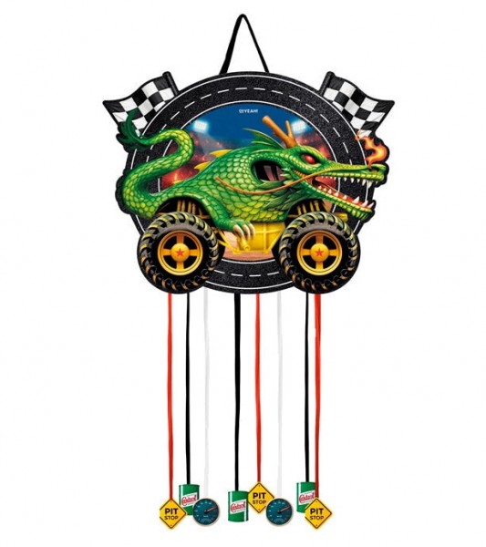 Zieh-Pinata "Fire Wheels" - 45 x 34 cm