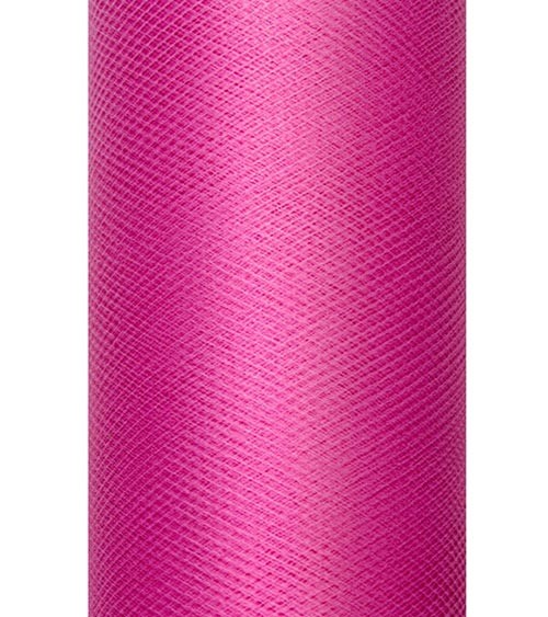 Tischläufer aus Tüll - pink - 30 cm x 9 m