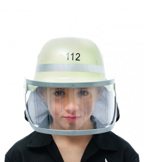 Feuerwehrhelm für Kinder mit Visier