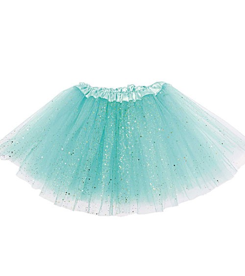 Kinder-Tutu mit Glitzer - mint