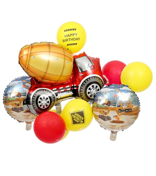 Ballon-Set "Baustelle" - 8-teilig