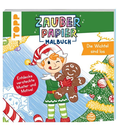 Zauberpapier Malbuch "Die Wichtel sind los"