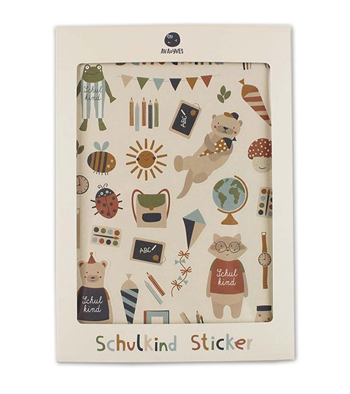 Schulkind-Sticker "Nature Kids" - DIN A5