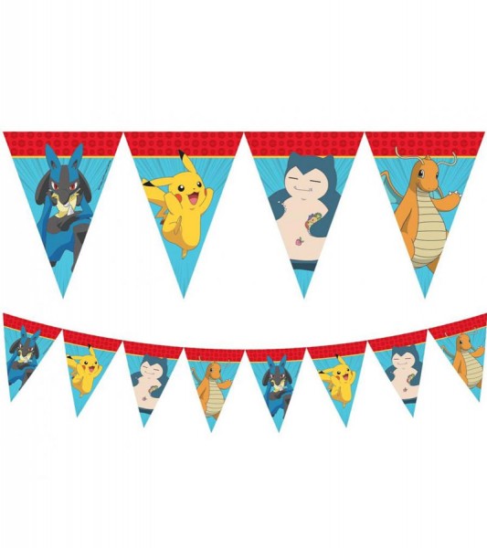 Wimpelgirlande "Pokémon" - 2,3 m