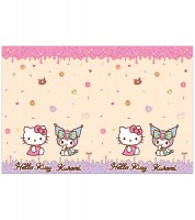 Kunststoff-Tischdecke "Kuromi und Hello Kitty" - 120 x 180 cm