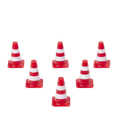 Miniatur Pylonen - 2,5 cm - 6 Stück