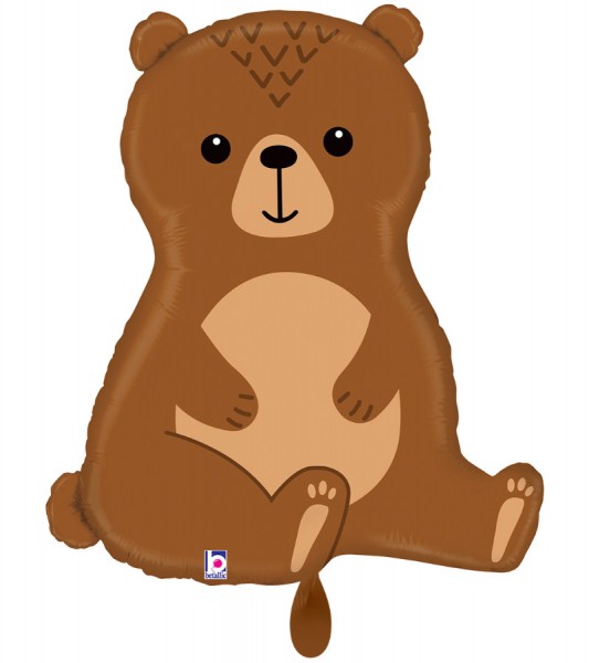 XXL-Folienballon "Woodland" - Bär - 86 cm