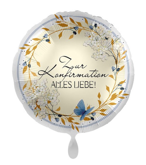 Folienballon "Zur Konfirmation alles Liebe"