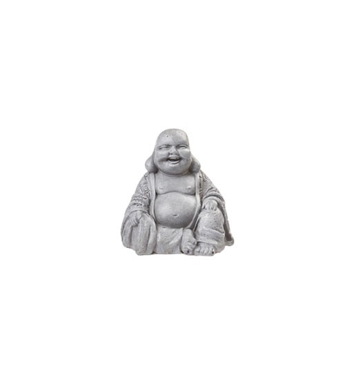 Mini Buddha aus Polyresin - lachend - 5 cm
