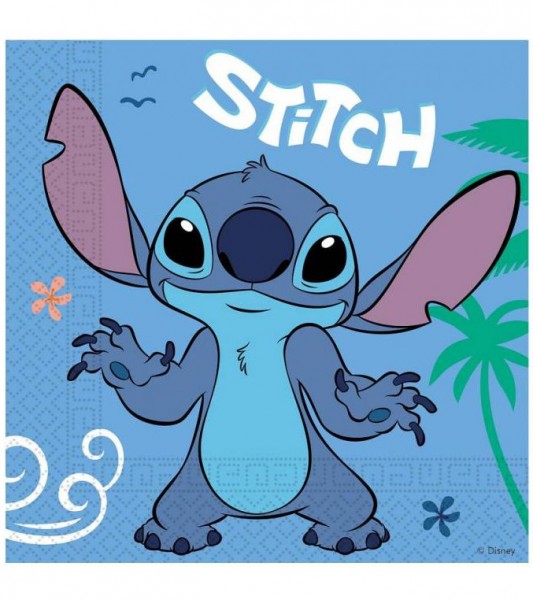 Servietten "Stitch & Angel" - 20 Stück