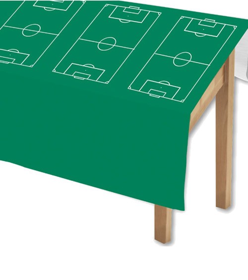 Papier-Tischdecke "Fußballfeld" - 120 x 180 cm