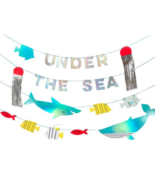 DIY Motivgirlanden-Set "Under the Sea" - 4-teilig