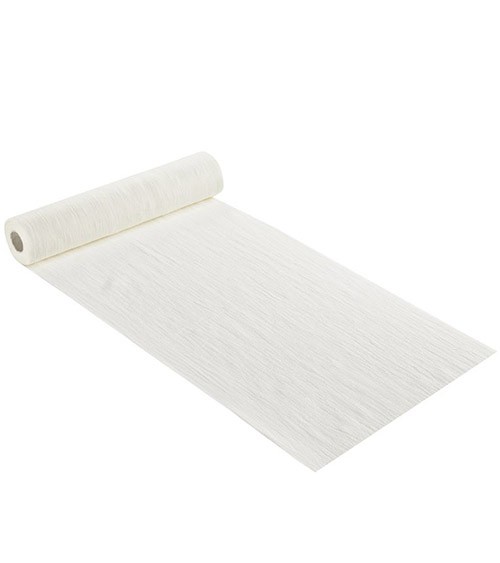 Musselin-Stoff - wollweiß - 30 cm x 10 m