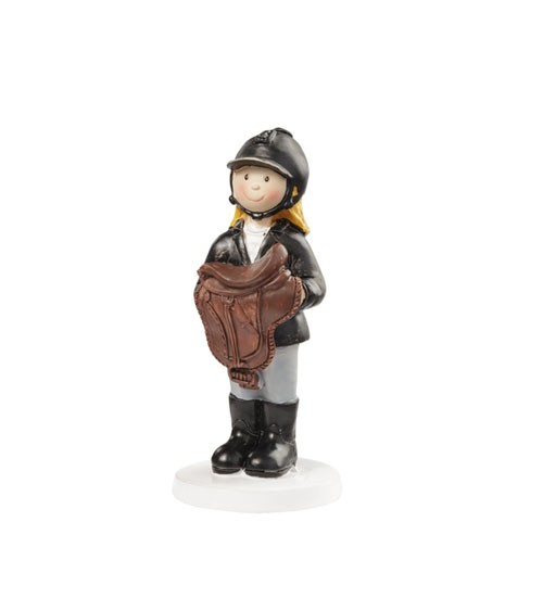 Deko-Figur "Reiterin" - 8,5 cm