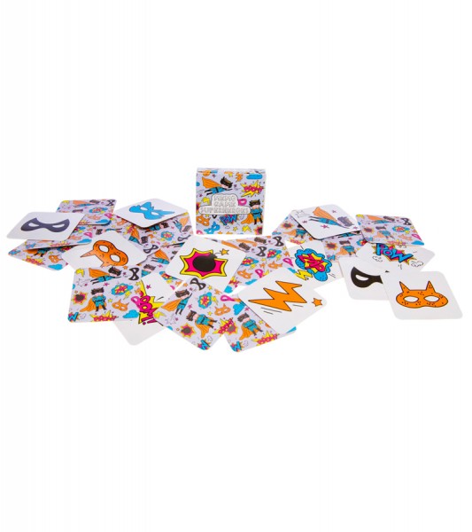 Mini-Memory "Superheld" - 28 Karten
