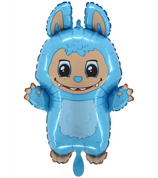 XXL-Folienballon "Bad Bunny" - blau - 67 cm