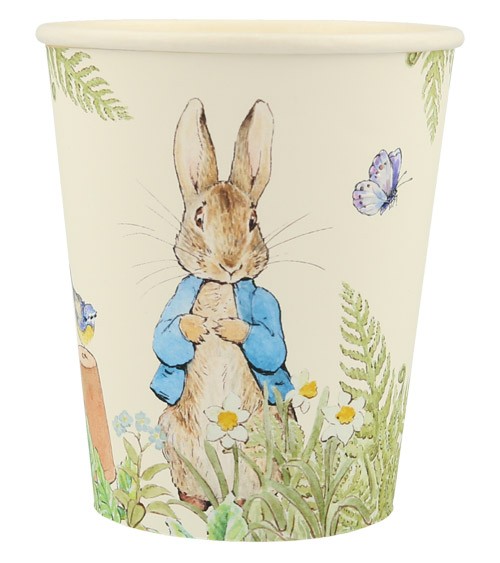 Pappbecher "Peter Rabbit In The Garden" - 8 Stück